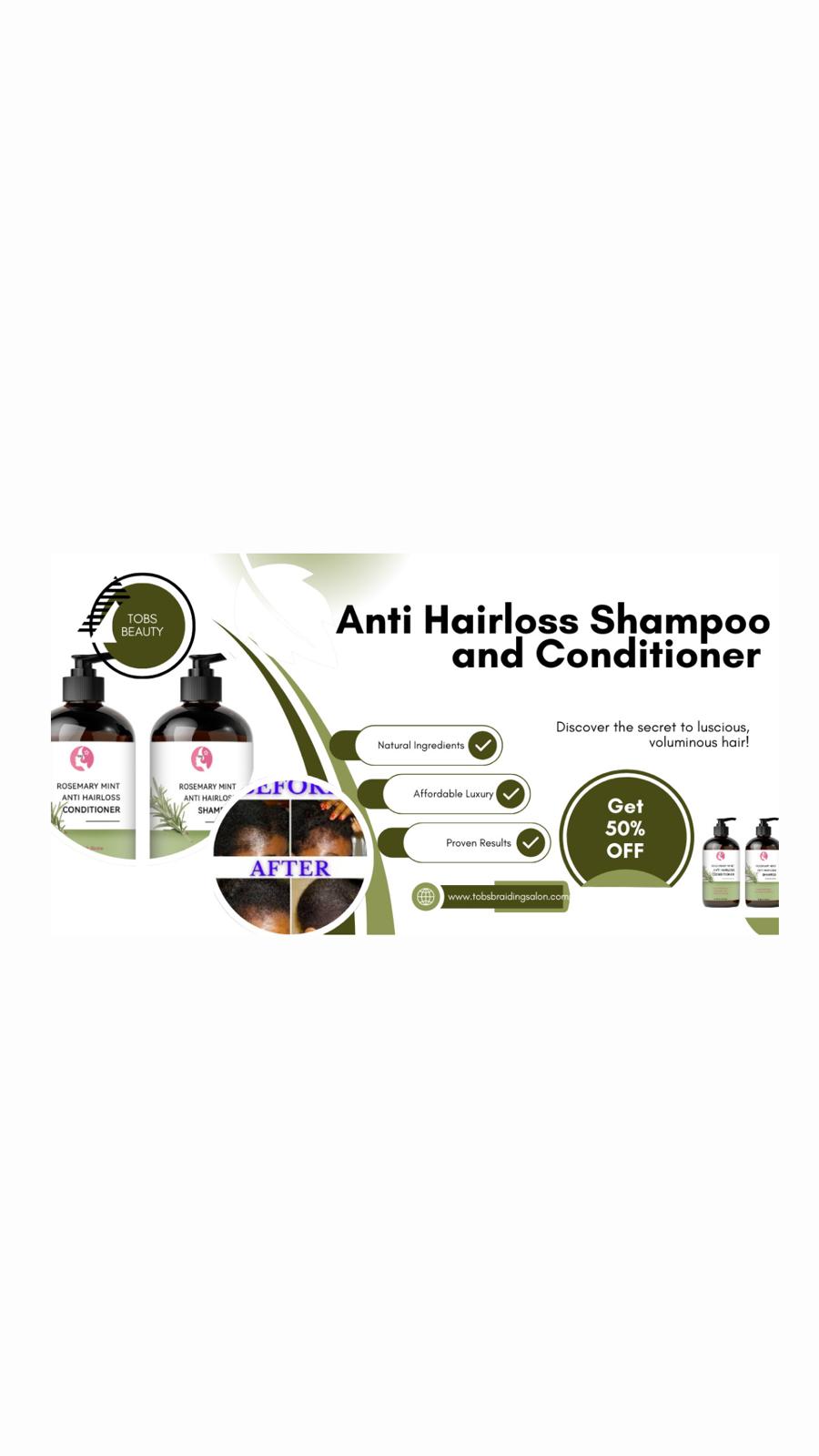 Rosemary mint Anti Hairloss shampoo