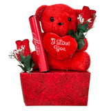 Rose Teddy Bear Valentine's Day